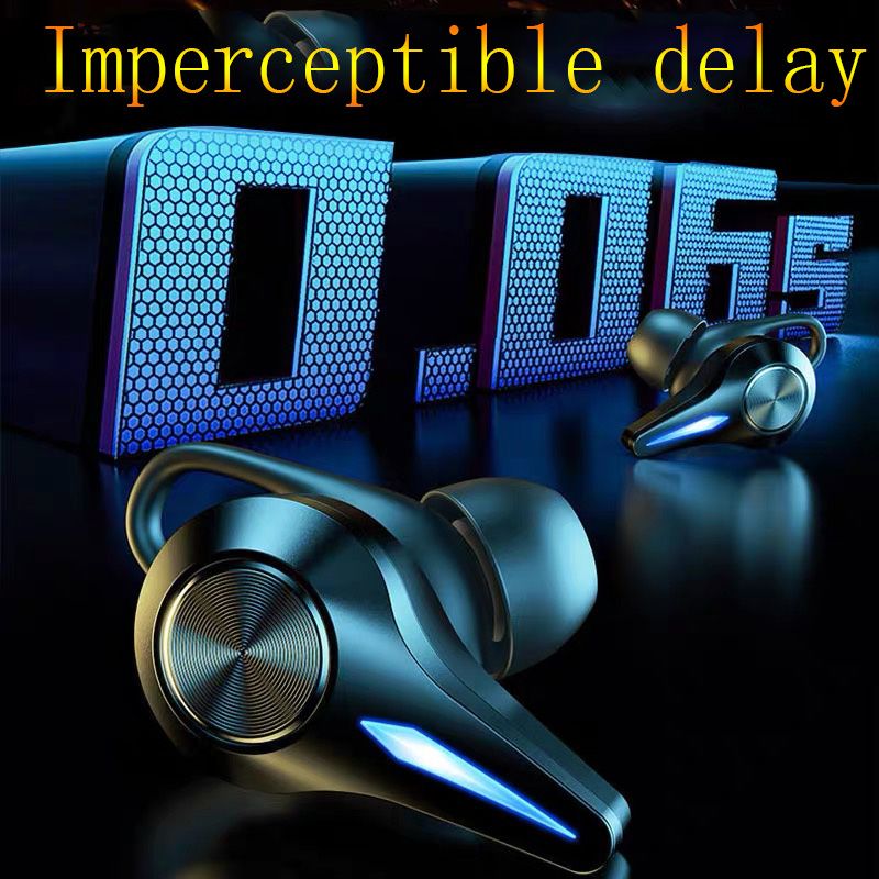 Auriculares deportivos para juegos para teléfono móvil, auriculares impermeables con Bluetooth, manos libres, auriculares con micrófono_voghion.com