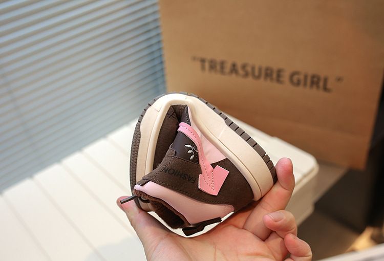 Autumn and winter new girls two cotton casual sports boys shoes_voghion.com