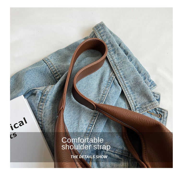 Große Kapazitätstasche weiblich 2023 Herbst und Winter neue Achseltasche im ausländischen Stil koreanische weiche Leder-Pendel-Sub-Muttertasche_voghion.com