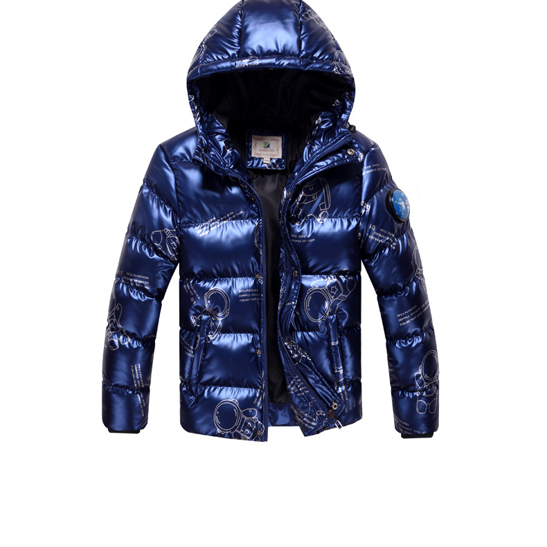 barneklær Cuhk barnedun polstret polstret jakke for barn fritidsjakke med hette polstret_voghion.com