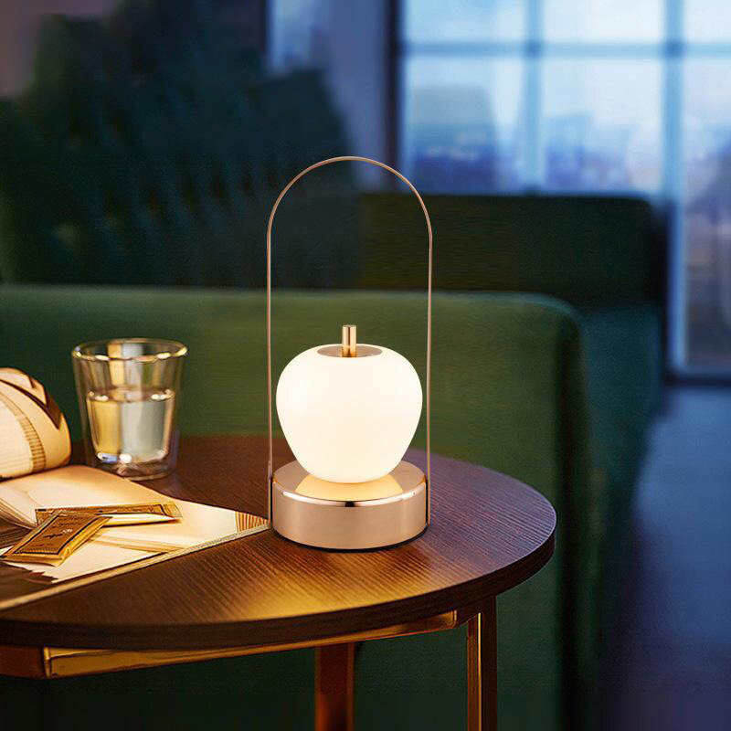 Luce notturna portatile Luce per atmosfera esterna Comoda luce da tavolo decorativa per ricarica Luce notturna regalo creativa_voghion.com