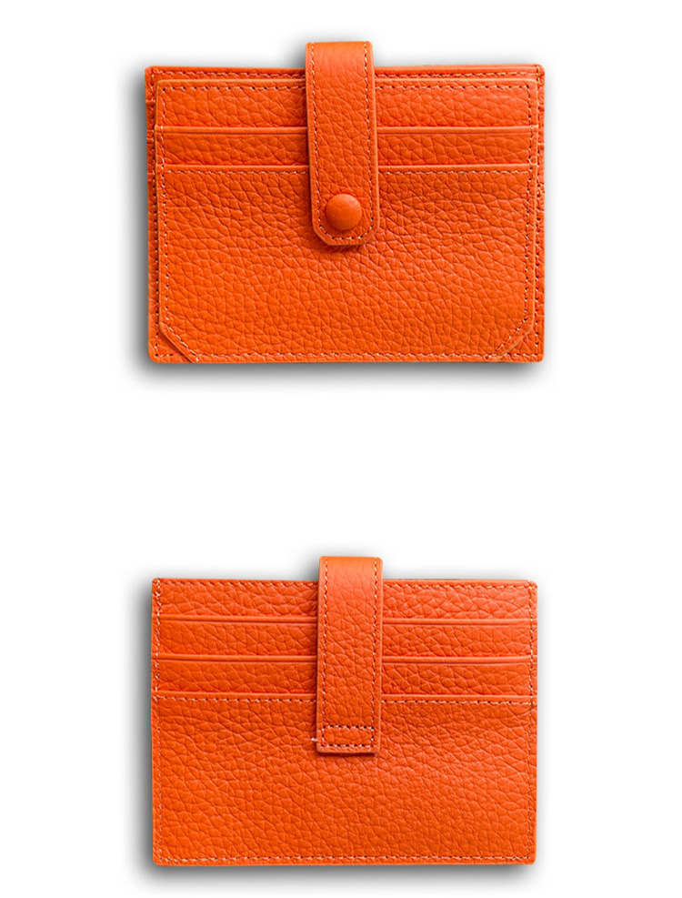 Card Holder Purse Wallets Women's Card Bag Lightweight Anti-degaussing Leather Compact Ultra-thin Advanced Sense_voghion.com
