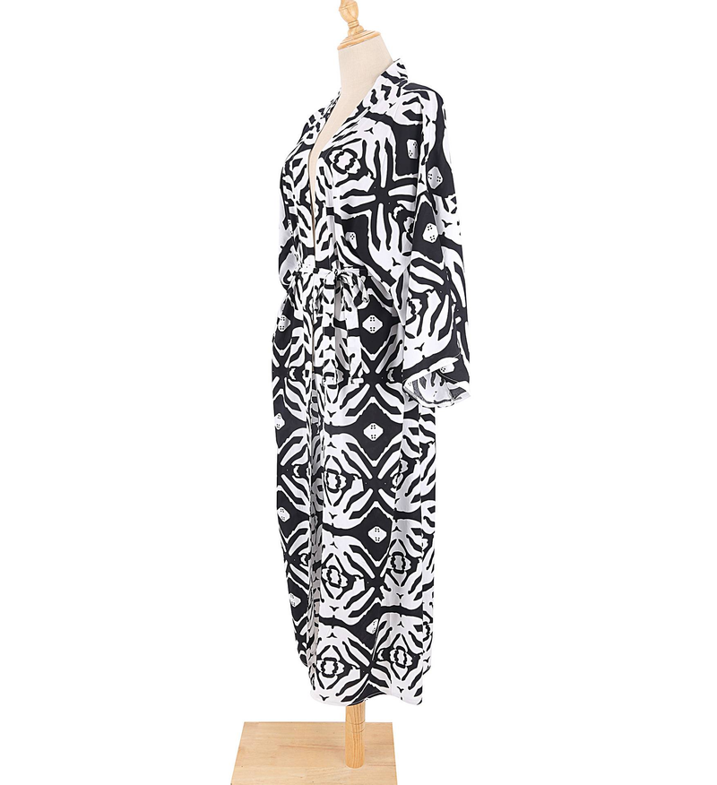 Women's Beach Cover-Up Cardigan - Sun Protective Swimwear Wrap, Lightweight Bikini Cover & Vacation Outerwear_voghion.com