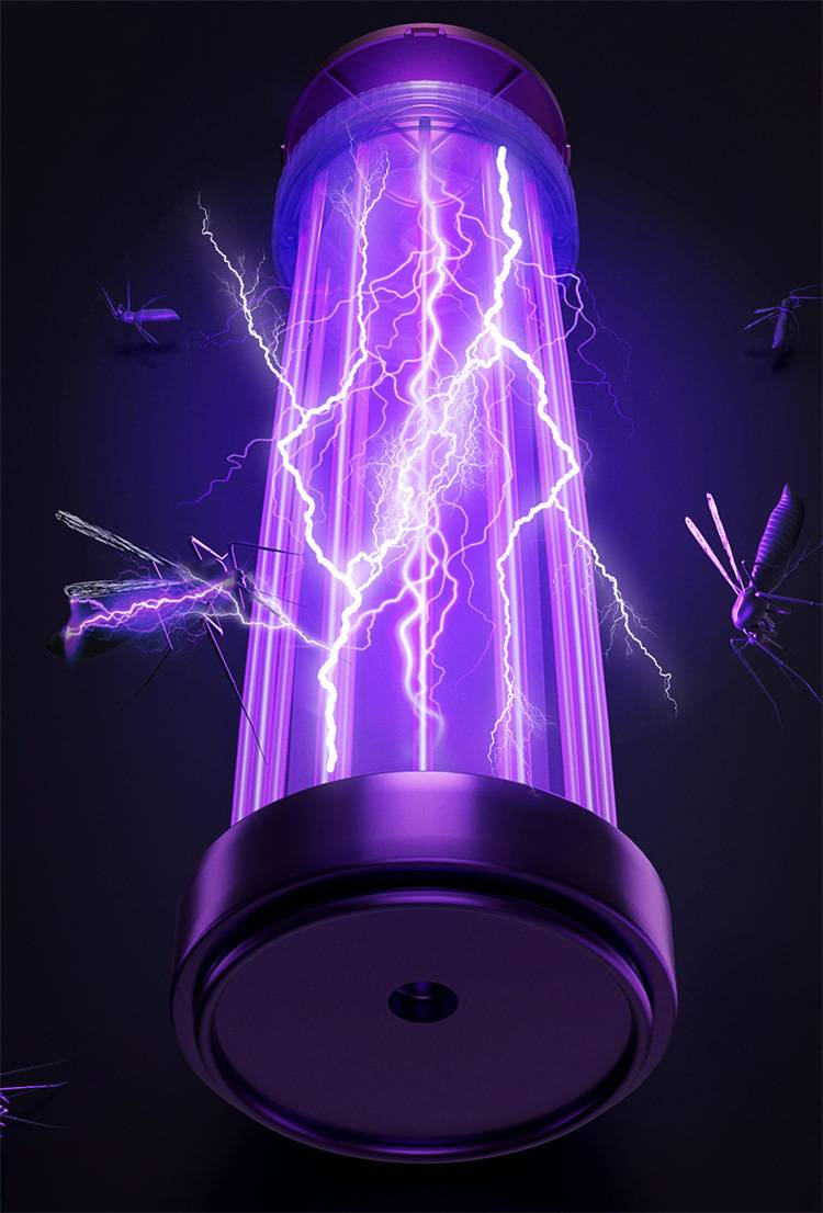 Electric Mosquito Killer - USB Rechargeable Indoor/Outdoor Zapper With UV Light & Photocatalyst_voghion.com