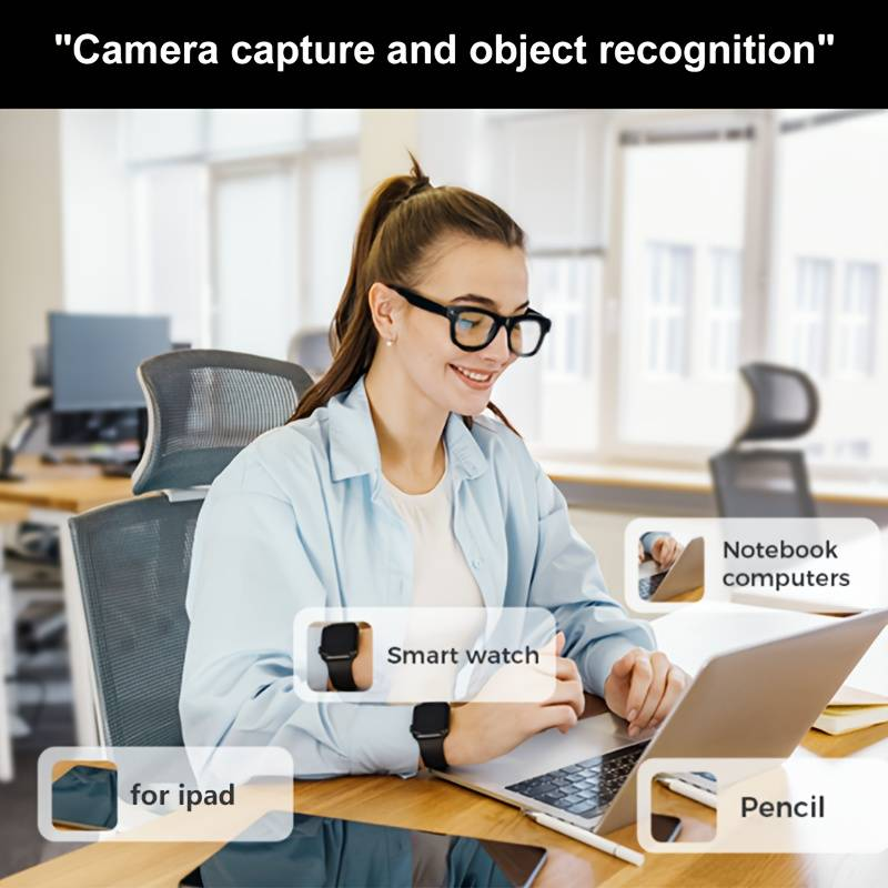 1080P High-definition videobril, realtime vertaling, 160 talen, high-definition audio en 4K-bewegingsopname, draadloos bellen_voghion.com