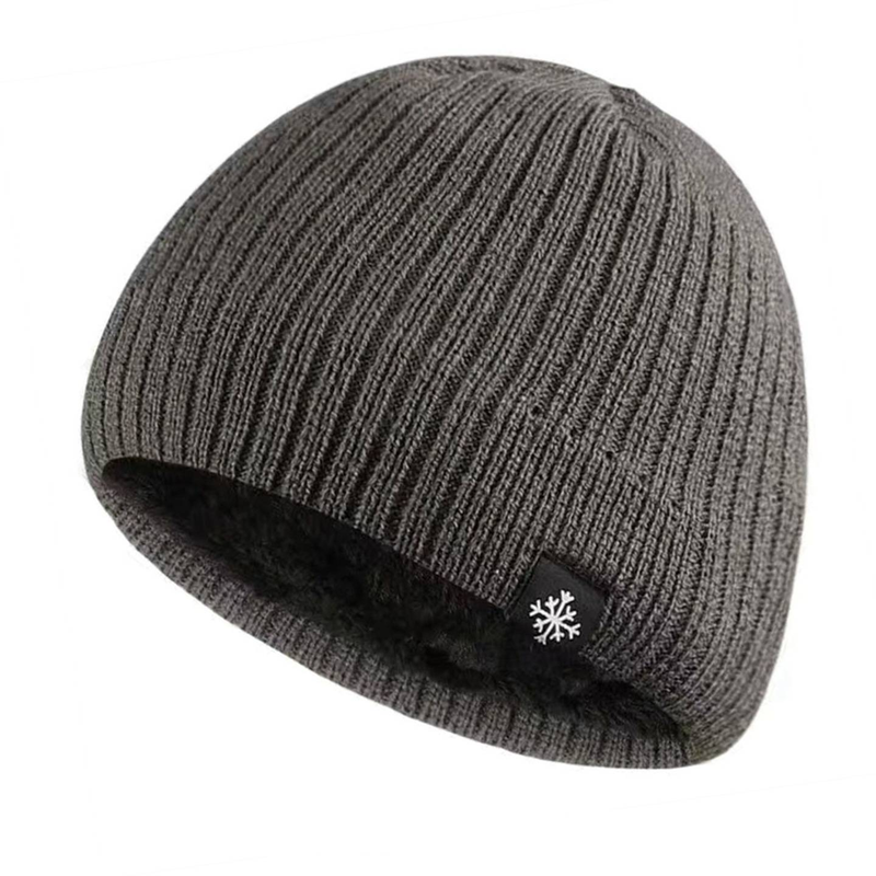 Men's Hats Men's Autumn And Winter Hats Plus Velvet Knitted Hats Thick Wool Hats Outdoor Ski Hats Pullover Earmuffs_voghion.com