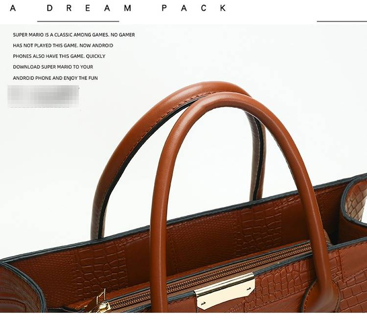 Premium 3-Piece Women's Tote Bag Set - Soft PU Leather Crossbody & Shoulder Handbag With Zipper Compartments For Daily Use (Black/White/Burgundy/Tan)_voghion.com