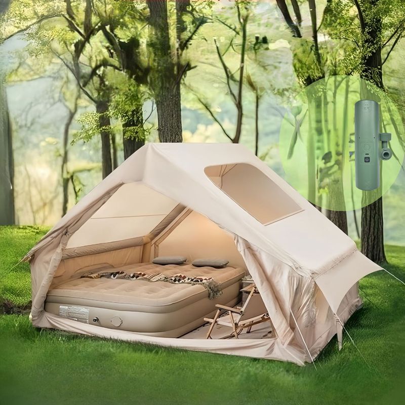Automatic Inflatable Tent Foldable Portable Storage Outdoor Camping Sunshade Sunproof Rainproof No Setup Quick Open_voghion.com