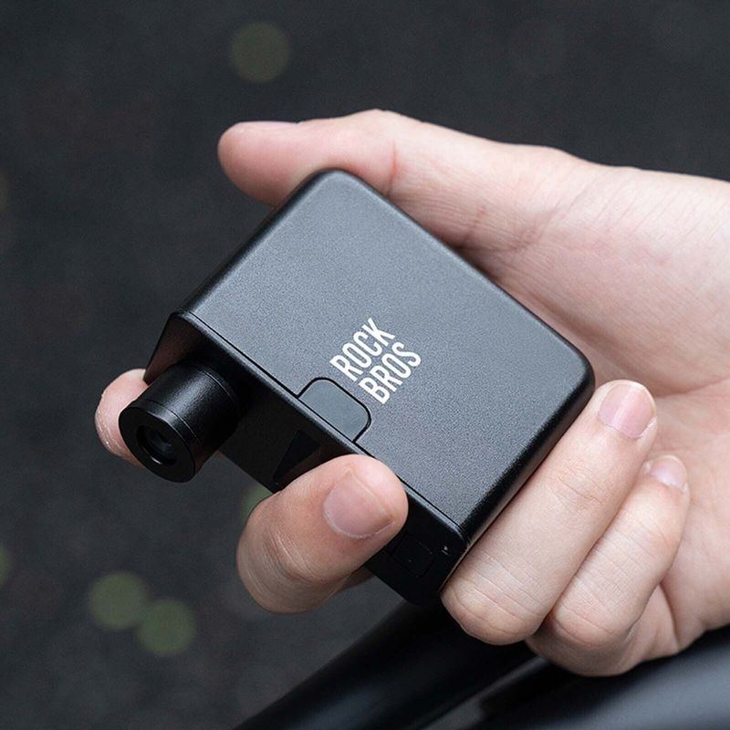 ROCKBROS Electric Ultra - Pompa per bicicletta compatta, modello mini, 120 PSI, ultra - comoda per valvole AV/FV_voghion.com