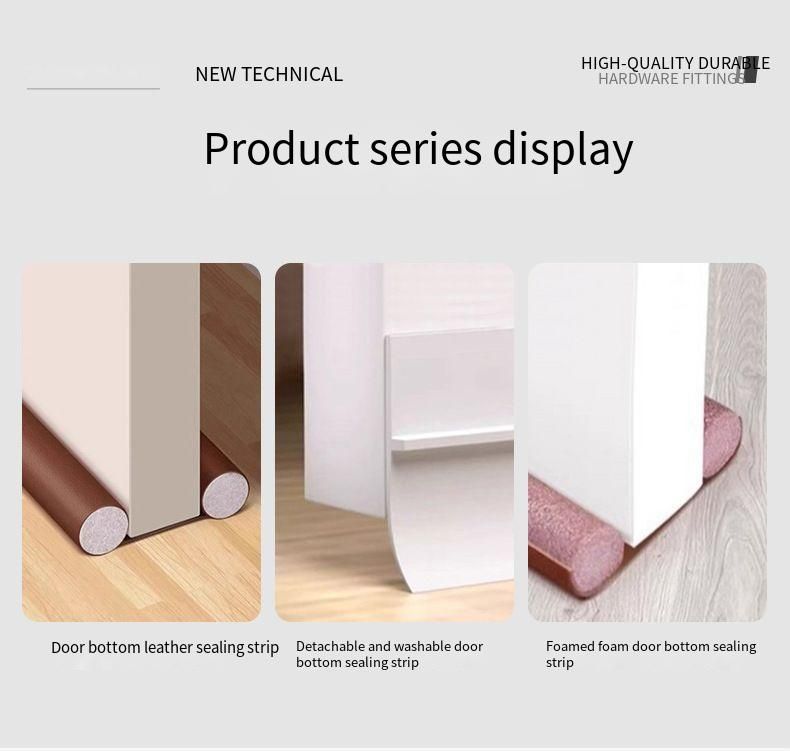 Adesivo sigillante per fessure, artefatto fonoassorbente, striscia di bloccaggio per porte della camera da letto, antivento, antirumore, antiinsetto_voghion.com