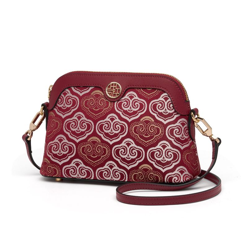 Borsa a tracolla da donna in vera pelle, stile cinese, piccola, nuova moda intagliata, 2025_voghion.com
