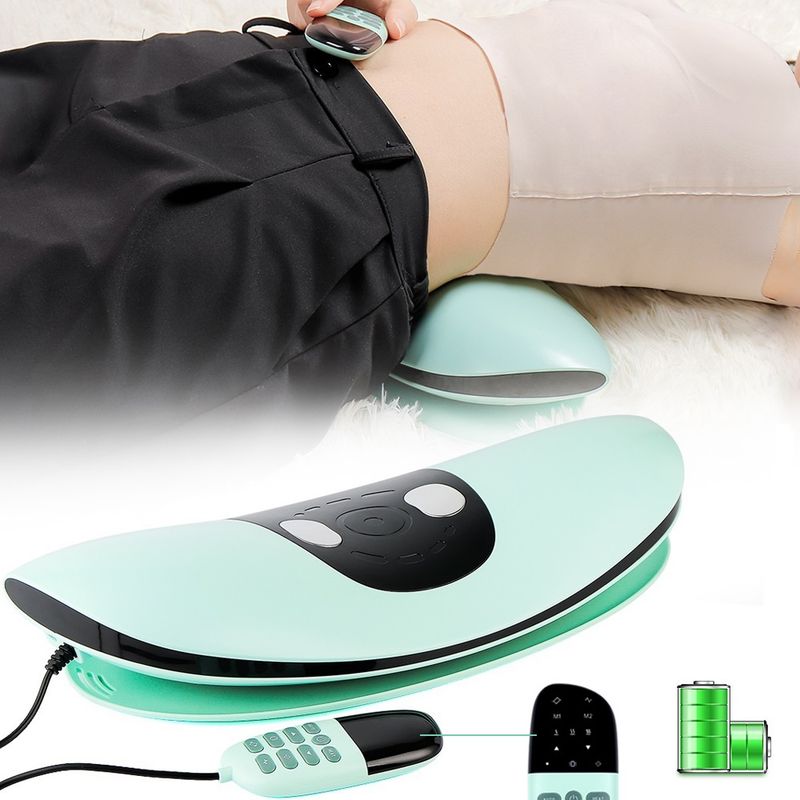 Elektrische Lendenwirbelsäule Traktion Einstellbare Vibration Massager Wirbelsäule Unterstützung Zurück Massage hine Taille maseador_voghion.com