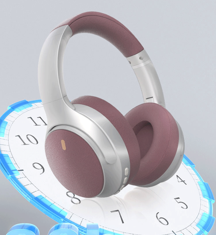 Cuffie Bluetooth over-ear ANC transfrontaliere AKZ 801 Cuffie pieghevoli con cancellazione del rumore, batteria a lunga durata e wireless_voghion.com