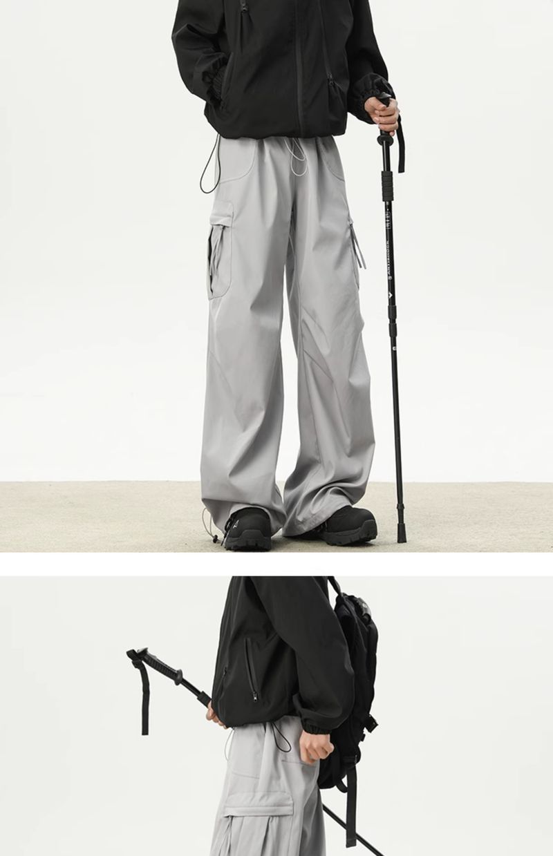 BWKA Softshell pour femmes et hommes Printemps Tendance Ample Trois-épreuves Paratrooper Cargo Style Montagne Extérieur Fonctionnel_voghion.com