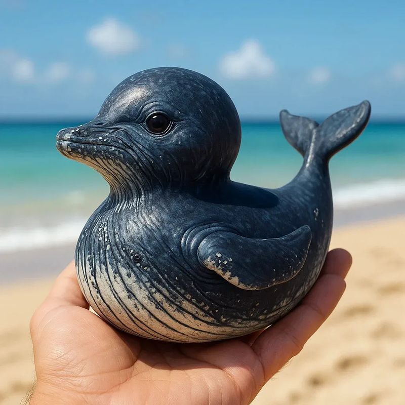Sea Creature Duck Marine Animal Duck Resin Craft Ornaments Home Decoration_voghion.com