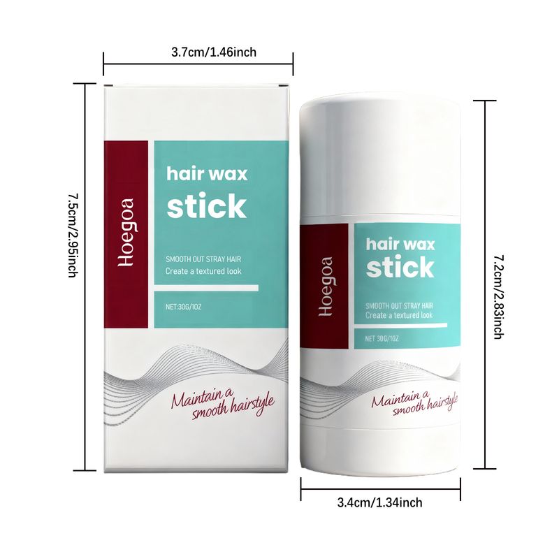 HOEGOA Haarwachsstift, sanft, leicht, nicht klebrig, matt, natürliches Styling, für glänzende Frisuren_voghion.com