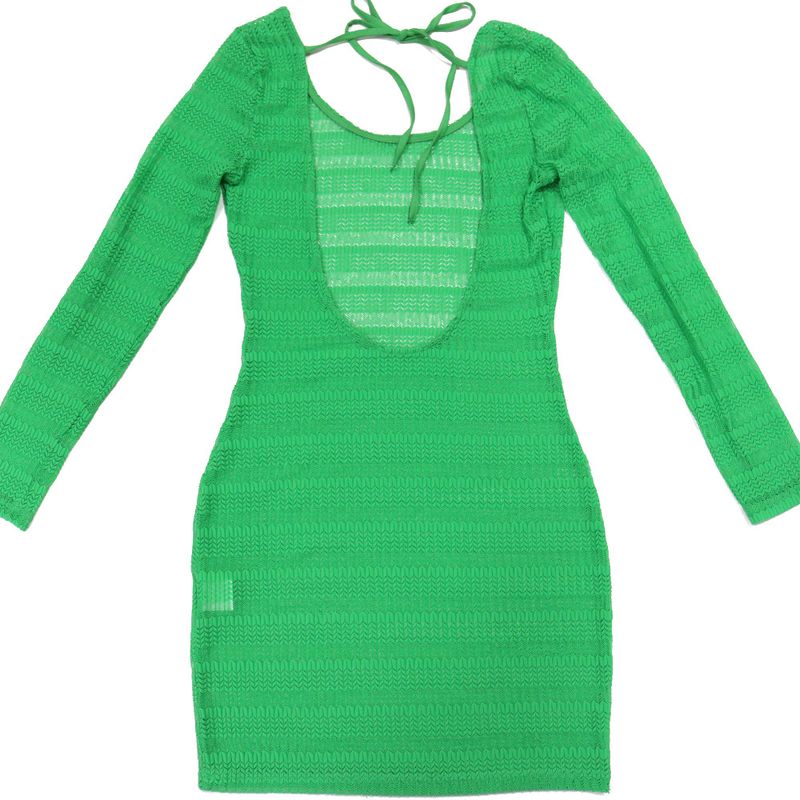 Ensemble de lingerie à lacets avec mini-jupe transparente - Ensemble de sous-vêtements sexy 3 pièces_voghion.com