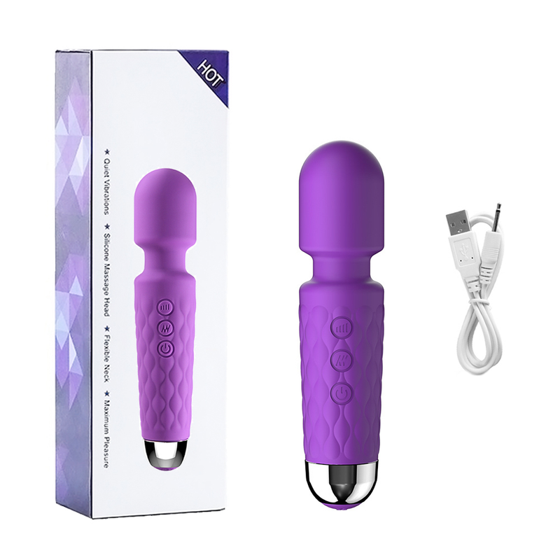 20 Speed Powerful Vibration Av Magic Wand Clitoral Stimulation Massage Masturbator Dildo Vibrator Adult Sex Toys_voghion.com