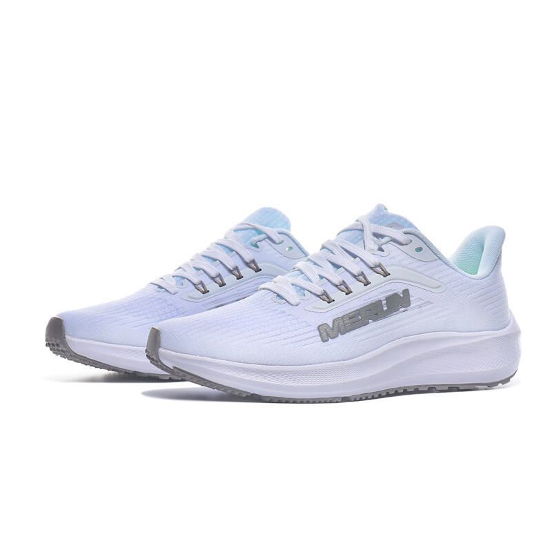 Men's Mengpao 39th Generation Trendy Color-Block Breathable Running Shoes White Blue Fluorescent Green Patchwork_voghion.com