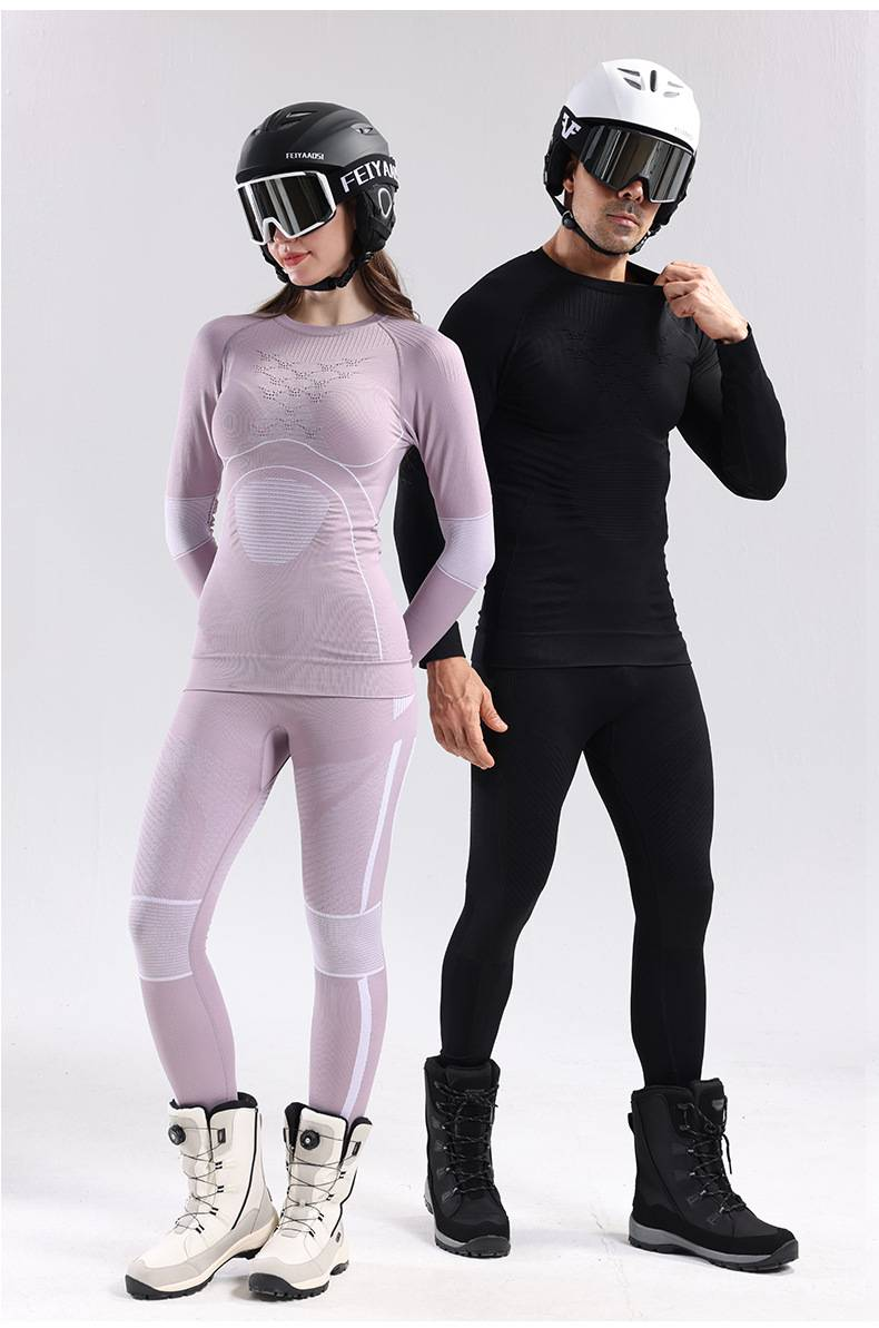 NOKO-Nieuw 4.0 Energieverhogend sportski-ondergoed voor heren en dames, snel drogend, warm compressieondergoed voor de winter_voghion.com
