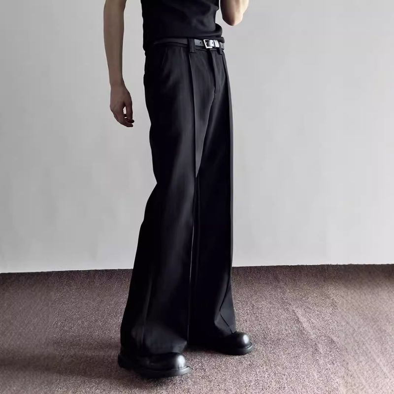 Men's & Women's Flowy Bell-Bottom Pants – High-Waisted Wide-Leg Trousers For Casual & Smart Office Wear_voghion.com