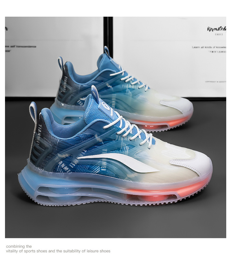 Men's Shoes Summer 2024 New Versatile Casual Sports Shoes Air Cushioned Running Mesh Sneakers Breathable and Odor Resistant Dad Casual shoes_voghion.com