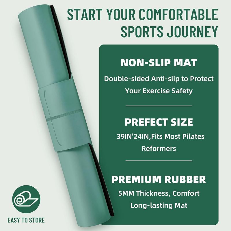Yogamatten Pilates Core Bed Antislipmat PU Natuurrubber Grote Apparatuur Yogahal Training Core Bed Beschermingsmat_voghion.com