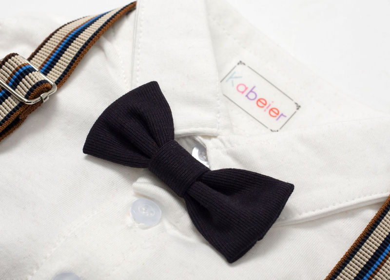 Kinderbekleidung Säuglinge und Kleinkinder Britische Weste Einteiliger Gentleman-Hut zum Klettern Einjährige Kleidung Gentleman-Anzug für Neugeborene_voghion.com