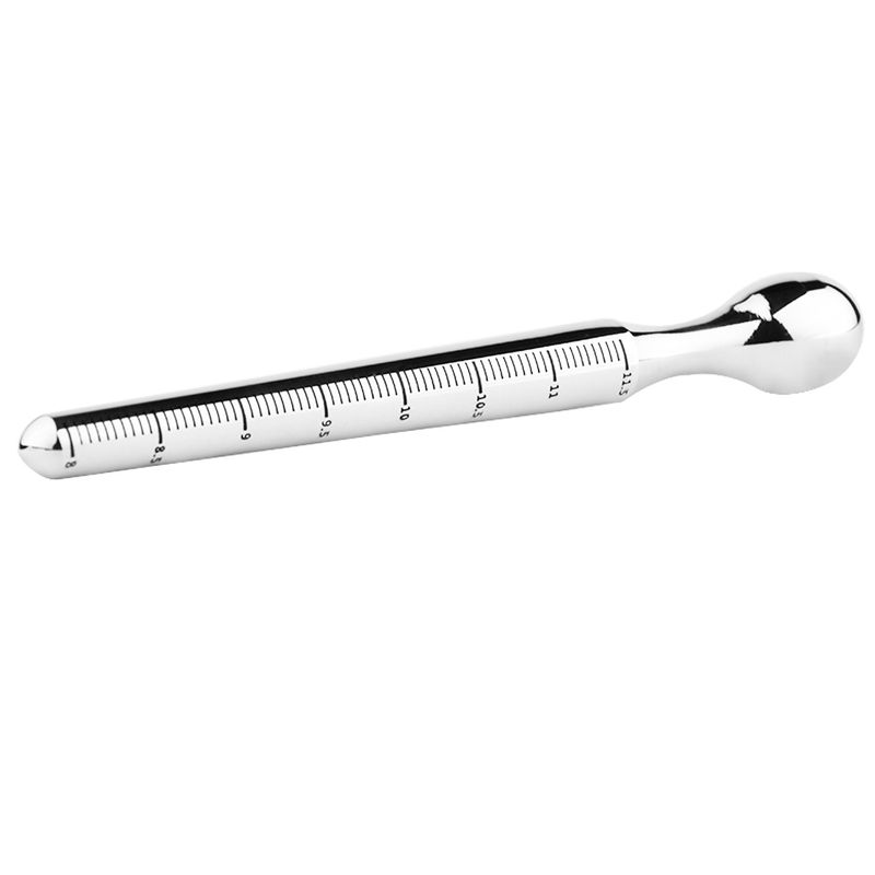 Sexy Smooth Stainless Steel With Scale Horse Eye Stick Novice White Open Urethral Expansion Masturbation Device Male And_voghion.com