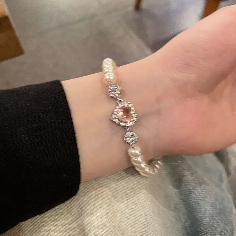 27000 People Collected Love Pearl Zircon For Hot Women, Light , Subtle Design, Exquisite Handmade, Instagram 【 】 Wo_voghion.com