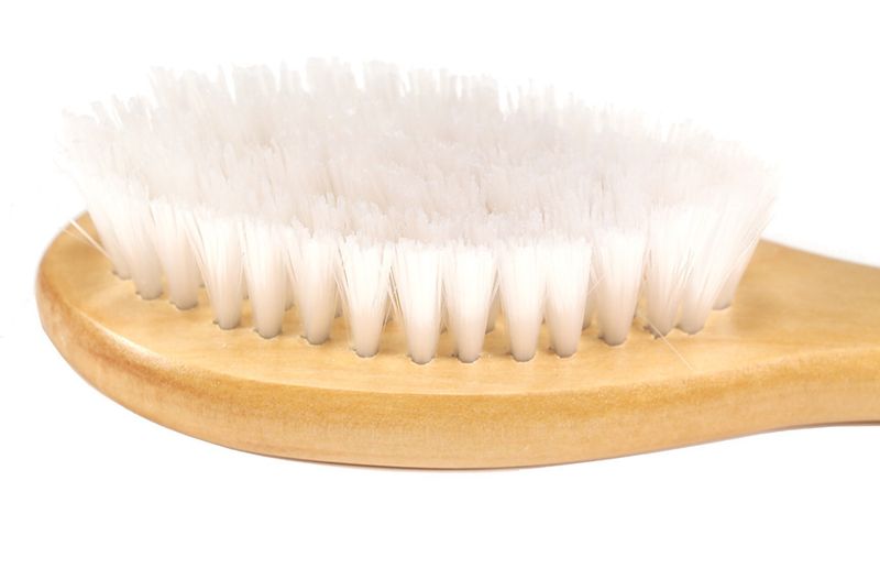 Nylon Hair Wooden Head Shampoo Body Massage Brush Small Size_voghion.com