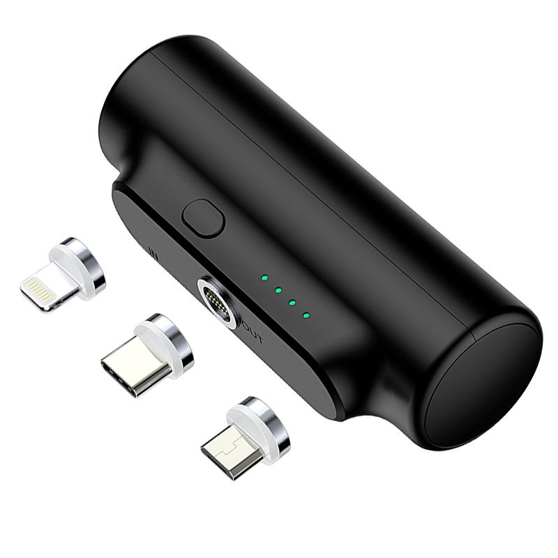 Magnetic Power Bank 3000mAh Mini Magnet Charger PowerBank για φορητή μαγνητική εξωτερική μπαταρία Xiaomi έκτακτης ανάγκης_voghion.com