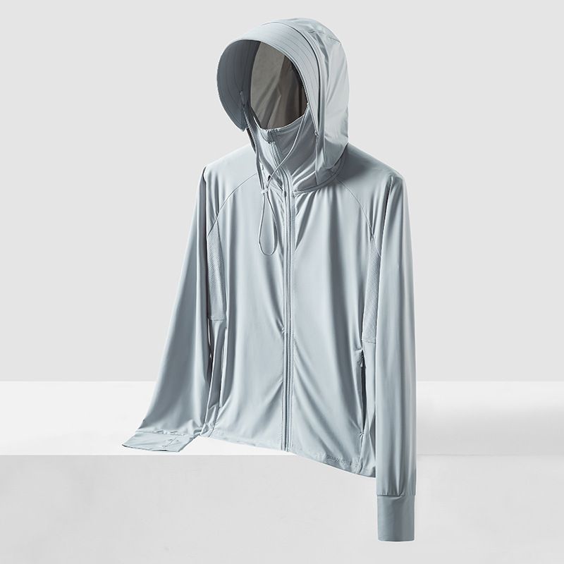 Banana Under Same Style Original Filato Abbigliamento per Donna Nuova Giacca di Protezione Solare in Seta Ghiaccio Traspirante con Tesa Larga e Protezione UV_voghion.com