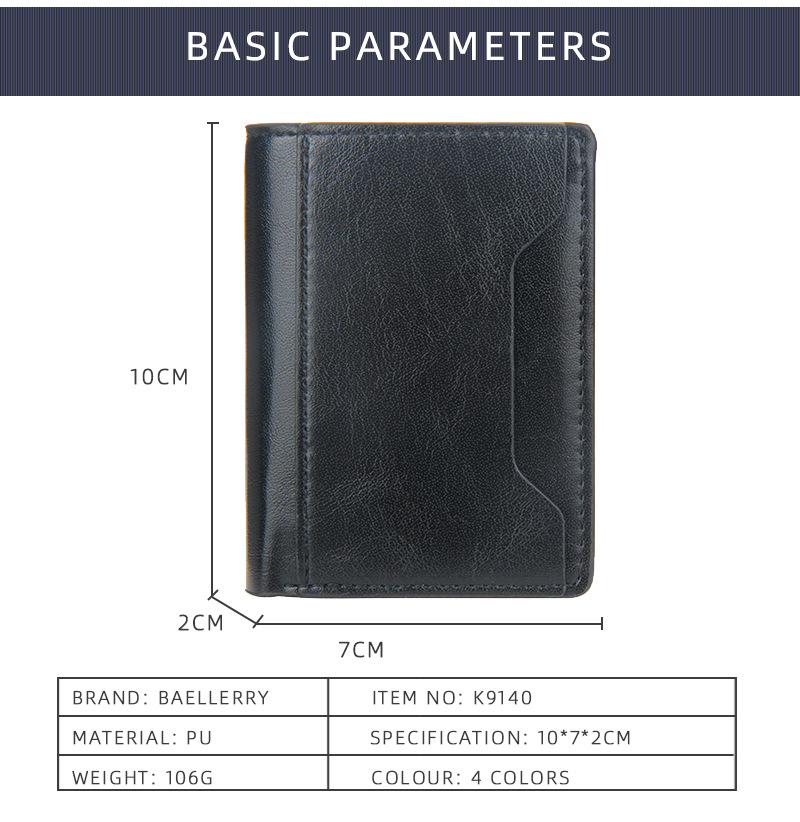 Nowe etui na karty dla mężczyzn BAELLERRY metalowe aluminiowe pudełko RFID automatyczne etui na karty Etui na karty bankowe dla kobiet_voghion.com