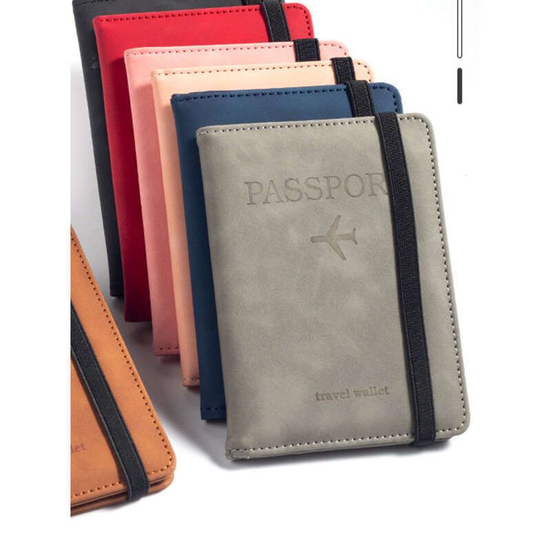 PU Leather Bag, RFID Multi Card Slot, Multifunctional Document Set, Passport Case_voghion.com