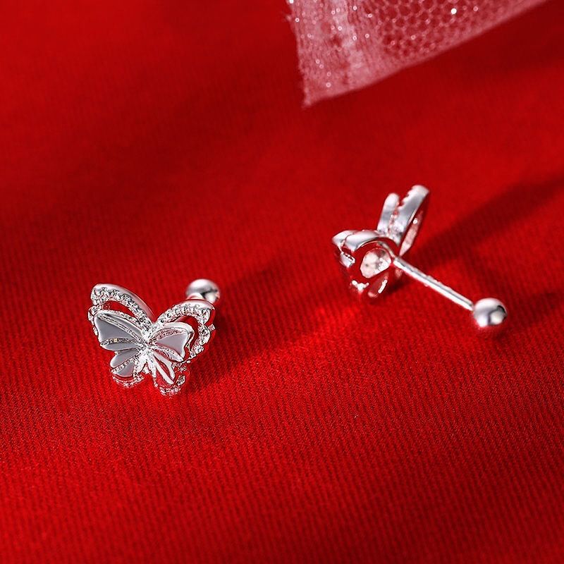 Farfalla per donna 2024 Nuova tendenza Orecchini dolci e alla moda Design minimalista di nicchia Gioielli per le orecchie estivi_voghion.com