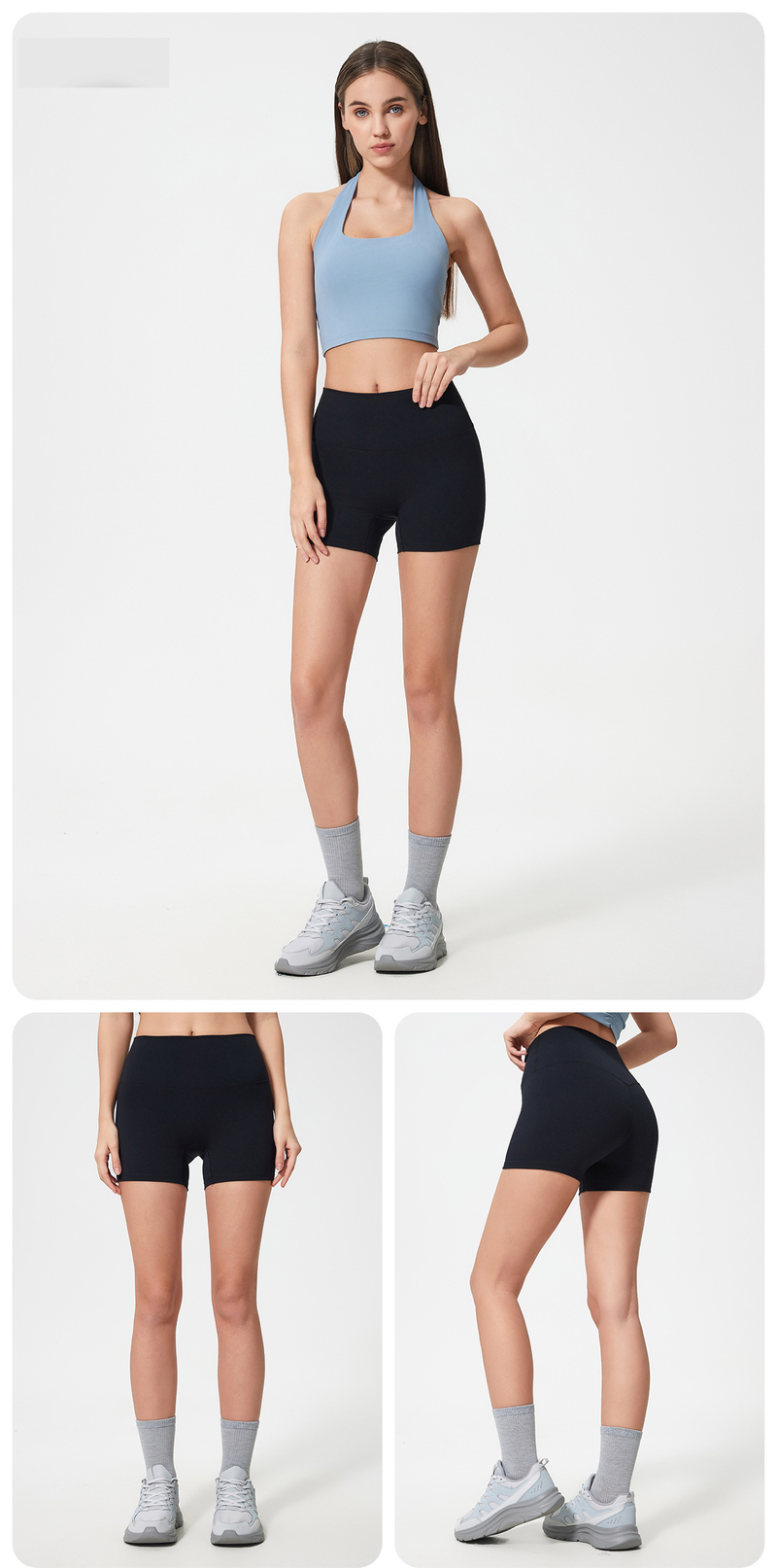Women’s Clothing New Spring And Summer Nude No T Line Fitness Shorts Elastic Slim Fit Sports Running Yoga Pants Hip Lift_voghion.com