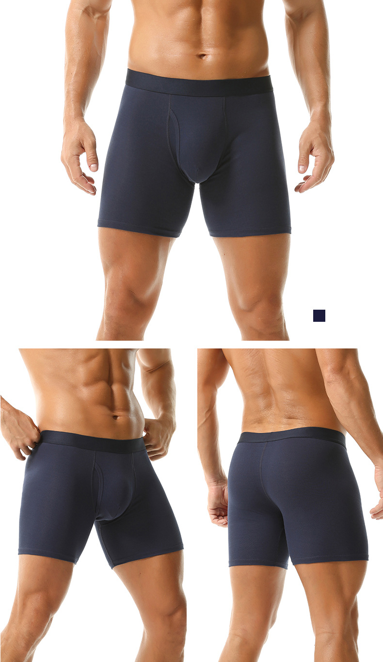 Breathable Cotton Boxer Briefs For Men - Anti-Bacterial, Comfortable & Seamless Underwear For Daily Wear_voghion.com