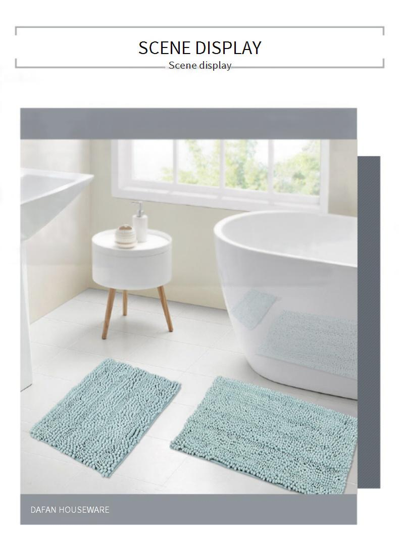 Juego de felpudos: Alfombra de entrada premium absorbente y antideslizante, de felpa gruesa para cocina, baño y mascotas (opciones de base de TPE/termofusible)_voghion.com