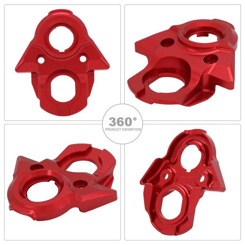 Universal Aluminum Alloy Center Console Trim Cover - Compatible With Multiple Car Models (Red, Gold, Silver, Black, Orange)_voghion.com