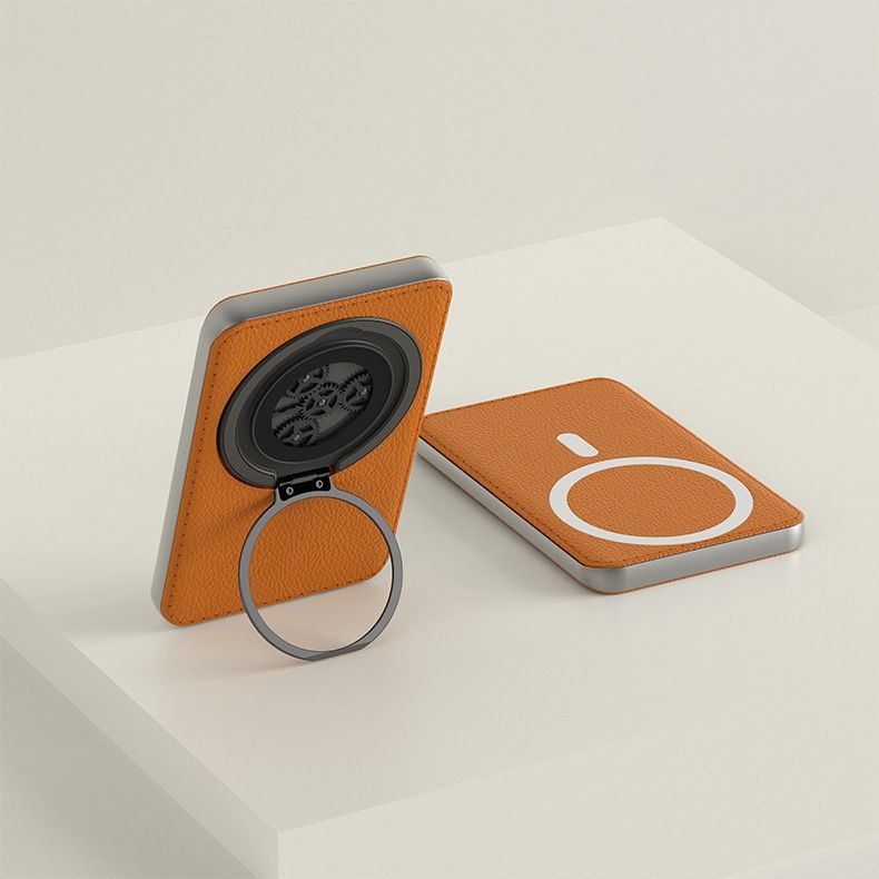 3C Sertifikalı Ultra İnce Alüminyum Alaşımlı Manyetik Kablosuz Bank Döndürülebilir Stand Stres Giderici Hızlı Şarj Özelleştirilebilir_voghion.com