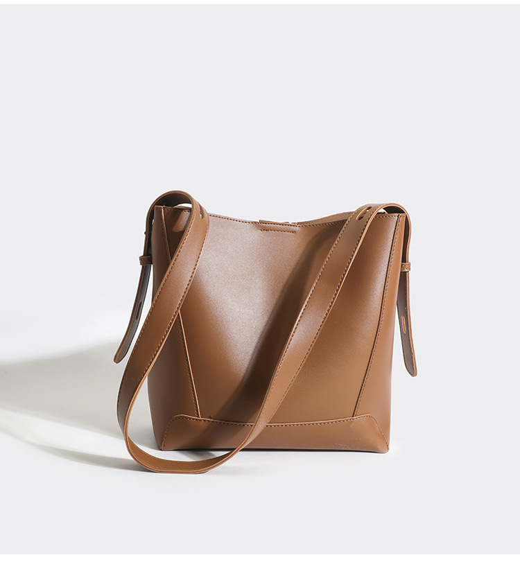 Fashion Bucket Bag Women's Large Capacity Shoulder Underarm Bag Crossbody Bag Commuter Tote Bag_voghion.com