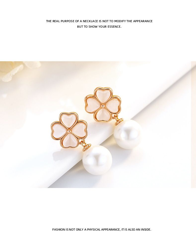 Accessori da donna Orecchini con diamanti incastonati, design dal temperamento semplice, tendenza, orecchini_voghion.com