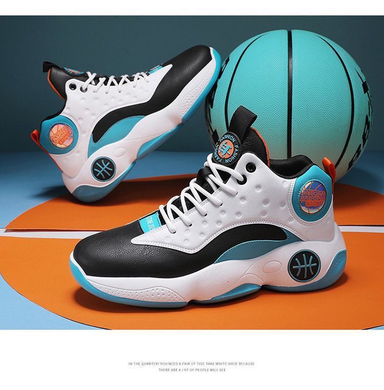Herbst Basketballschuhe Street Fashion Trend gebratene Straßenschuhe schöne Herrenschuhe_voghion.com
