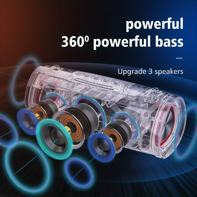 IJVERAAR S39 50W BT draadloze luidsprekers, draagbare subwoofer voor buiten, waterdicht IPX 7, draadloze luidspreker, dubbel_voghion.com