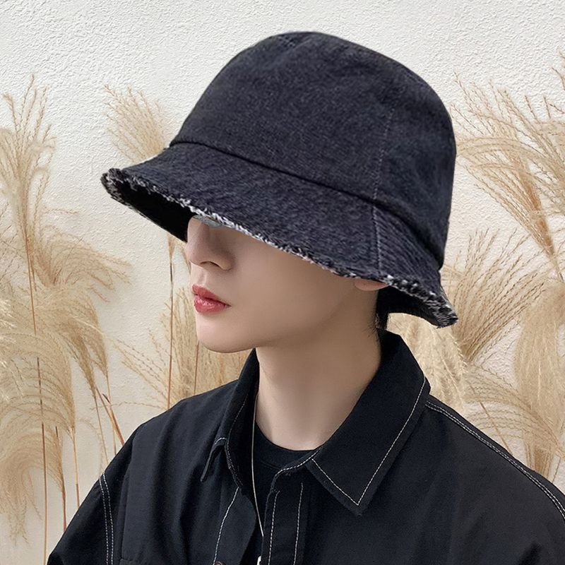 New Arrivals Hip Hop Men's Denim Washed Retro Bucket Male Big Size Fisherman Hat Beach Holiday Sun INS Streetwear Summer Caps Gorros_voghion.com