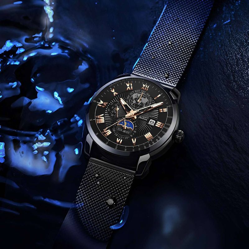 2024 nieuw horloge heren automatisch heren kalender horloge trend begin Senior middelbare scholier_voghion.com