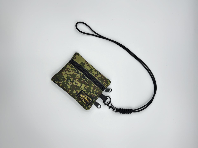 Urban Utility Pouch – Streetwear Nylon Organizer For Cards & Essentials (Unisex, Detachable Strap, Waterproof, Lightweight, 2-Fold Design)_voghion.com