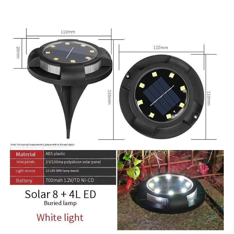 Solar Garden Lights Outdoor Waterproof LED Landscape Lighting For Patio Lawn Yard Decoration With Multi-Color Options_voghion.com
