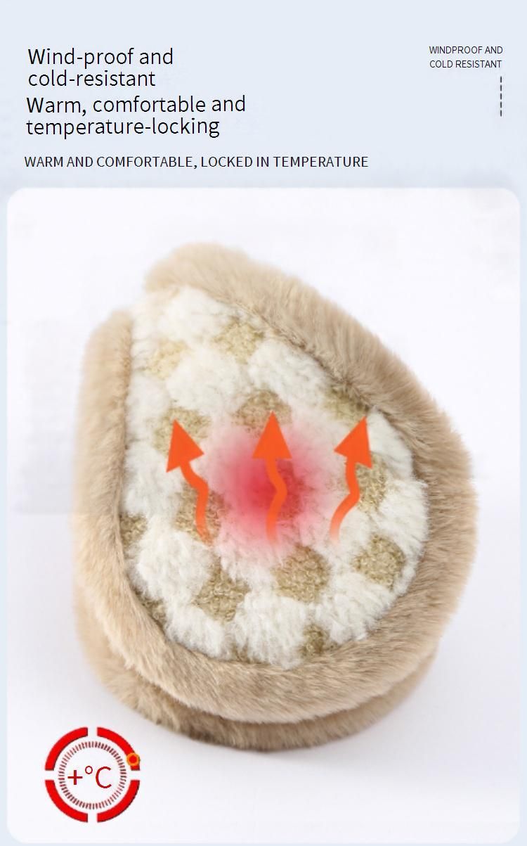 Winterwarme Fleece-Ohrenschützer für Damen und Herren – faltbar, verstellbar, winddichter Gehörschutz für Outdoor-Aktivitäten, Radfahren und kaltes Wetter_voghion.com